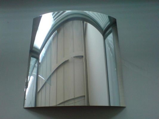 Лист зеркала внешнего украшения алюминиевый, лист алюминия финиша зеркала